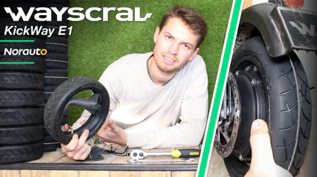 Hinterrad wechseln Wayscral Kickway E1