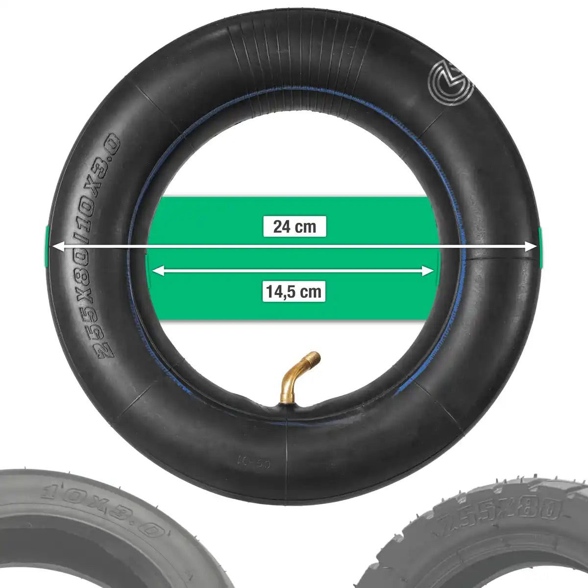 Schlauch 10 x 3 Ventil 60 45