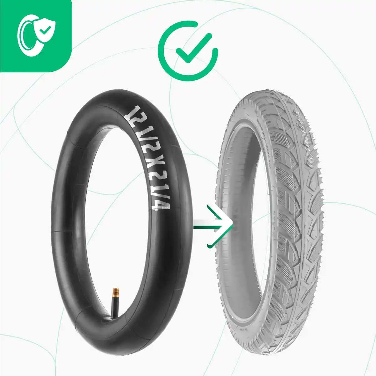 Schlauch 12 Zoll Kinderwagen