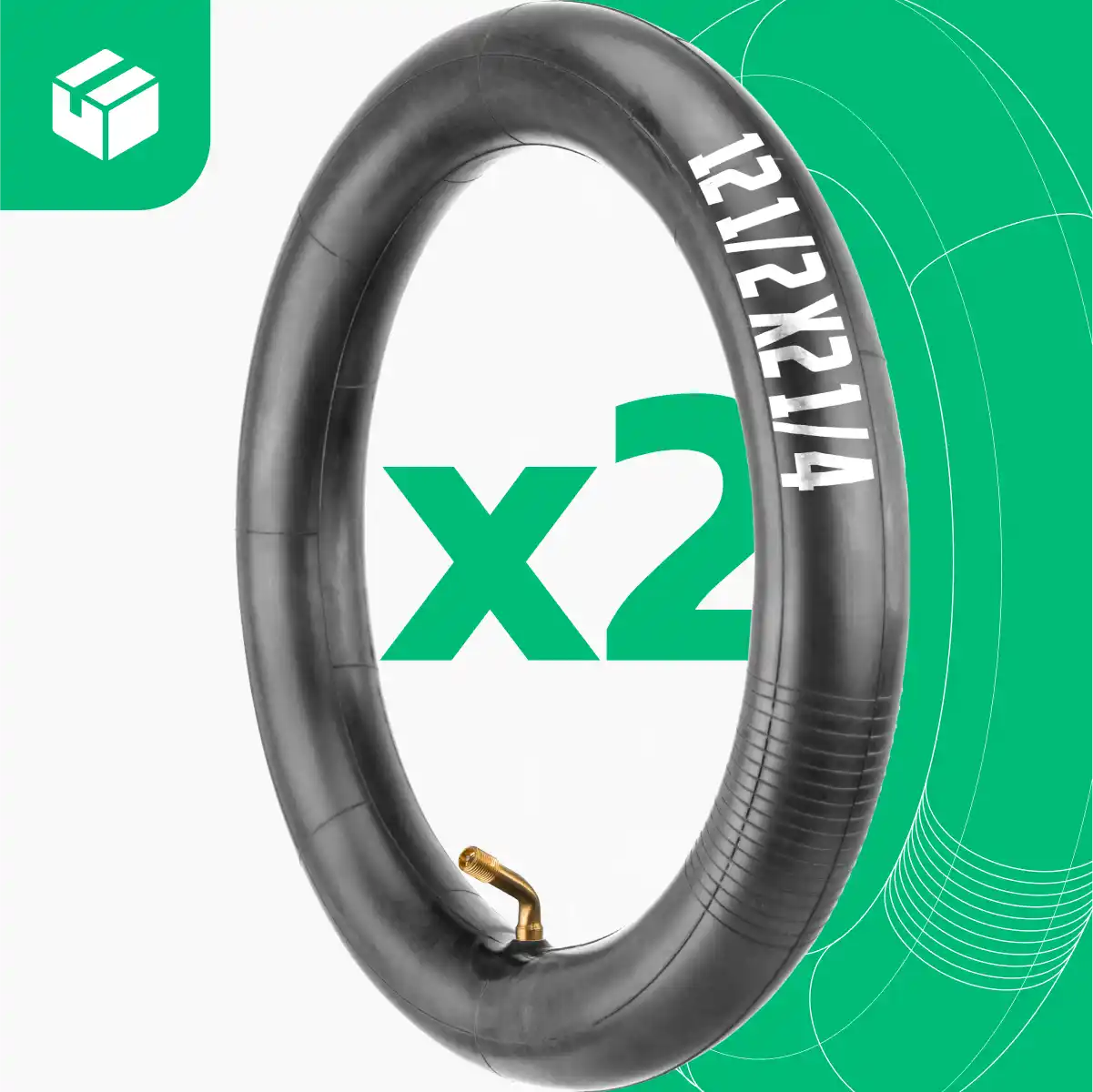 Schlauch 12x2 1/4 Ventil 70/90