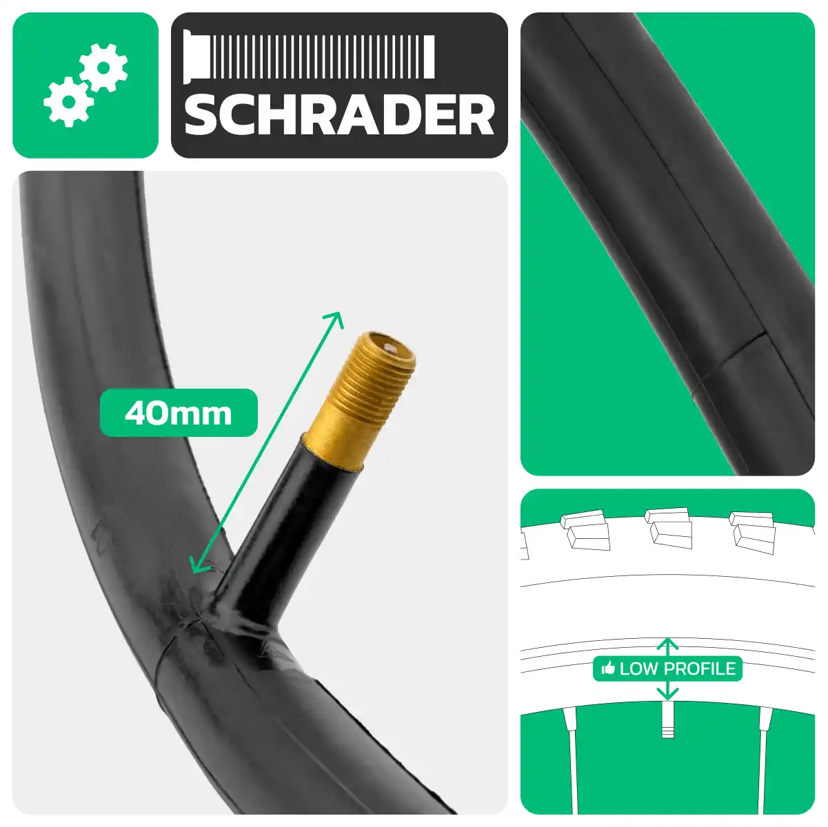 Schlauch 20x1.10 > 1.40