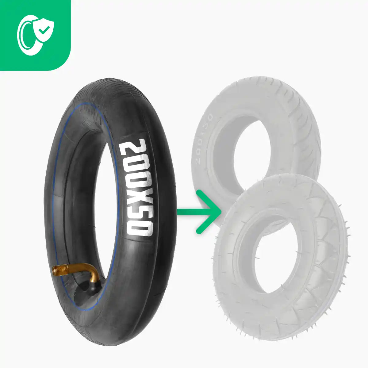 Schlauch 200 50 Winkelventil 90