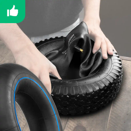 Schlauch 3.50-6 Ventil gerade widerstandsfähiger Gummi