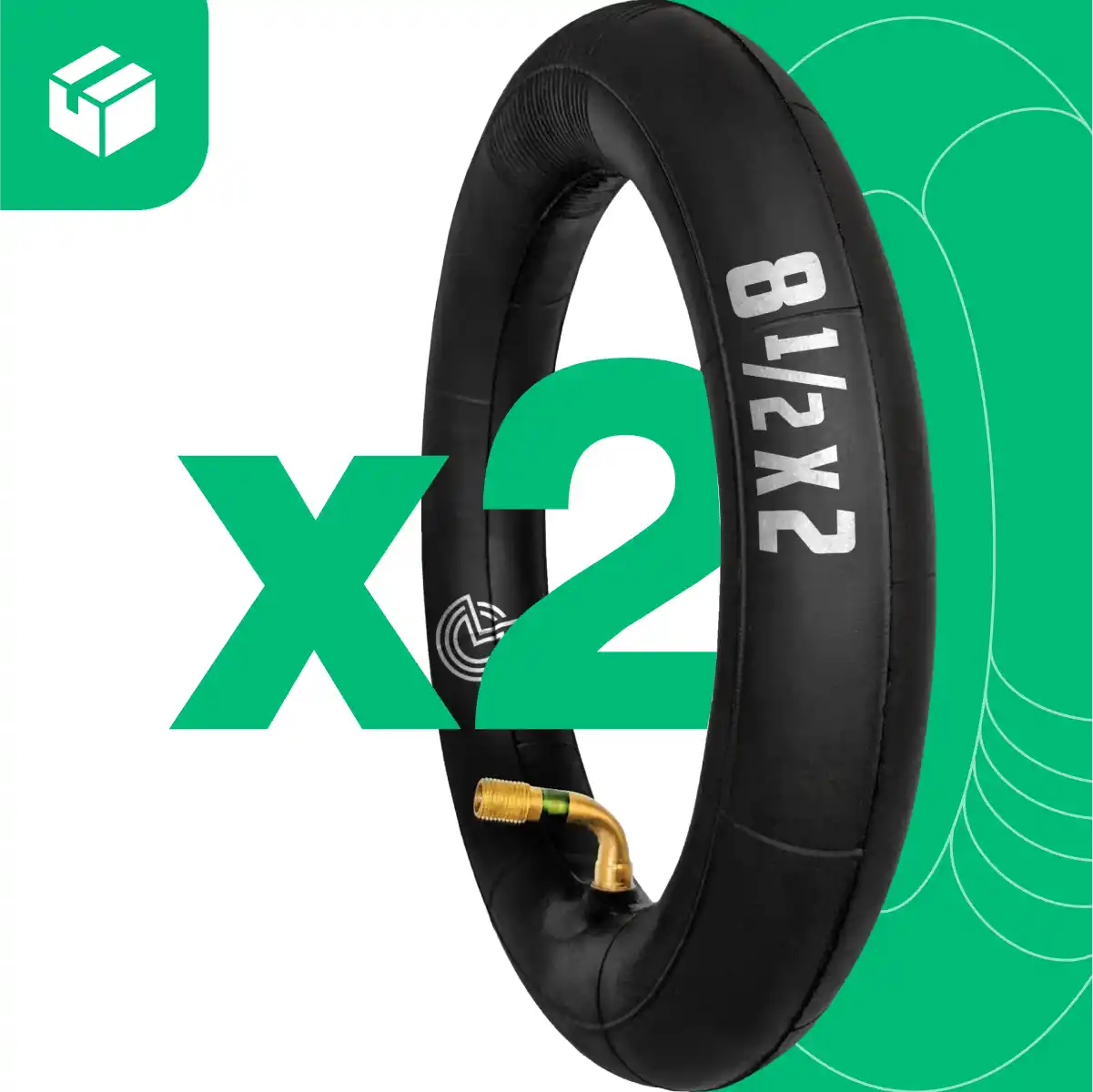 8-Zoll-Schlauch mit abgewinkeltem Ventil