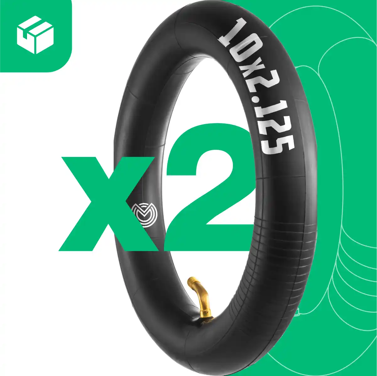 Schlauch für Hoverboard 10x2.125 abgewinkeltes Ventil 70/0