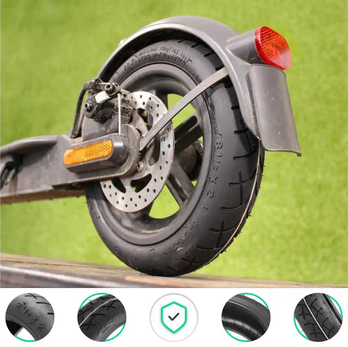 Schlauch Reifen 8 1/2x2 l