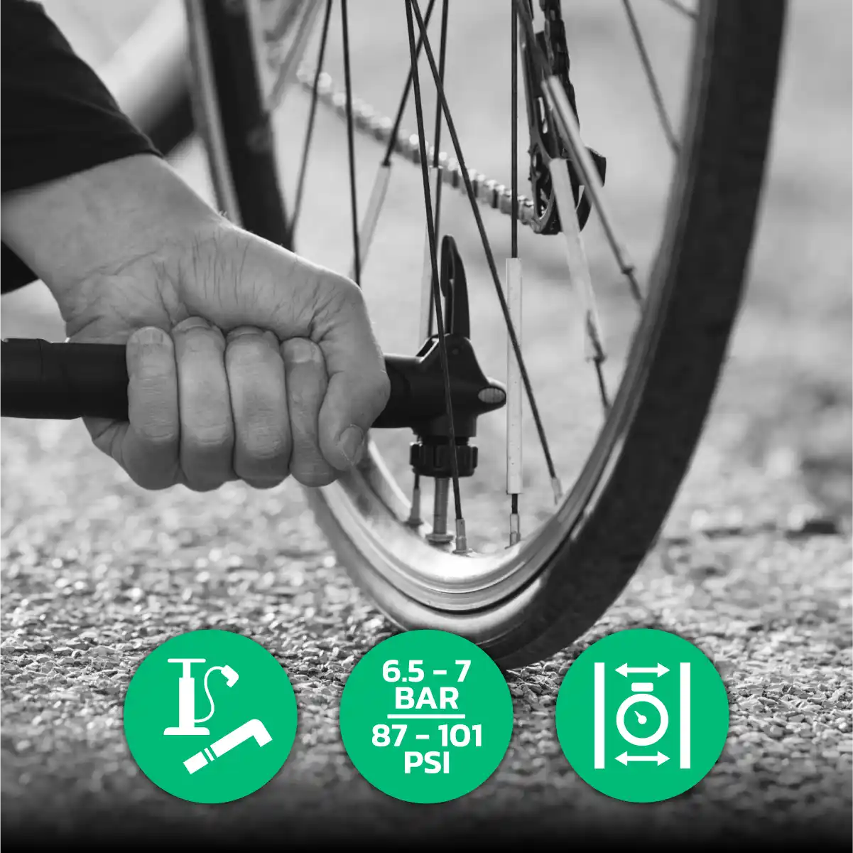 Schlauch Rennradreifen 700x18-25 Presta-Ventil 60mm