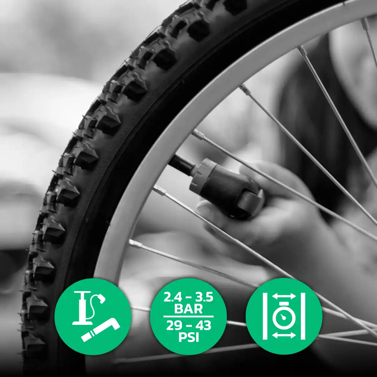 Fahrradschlauch Klapprad 20x2.25 > 2.40 Schrader-Ventil