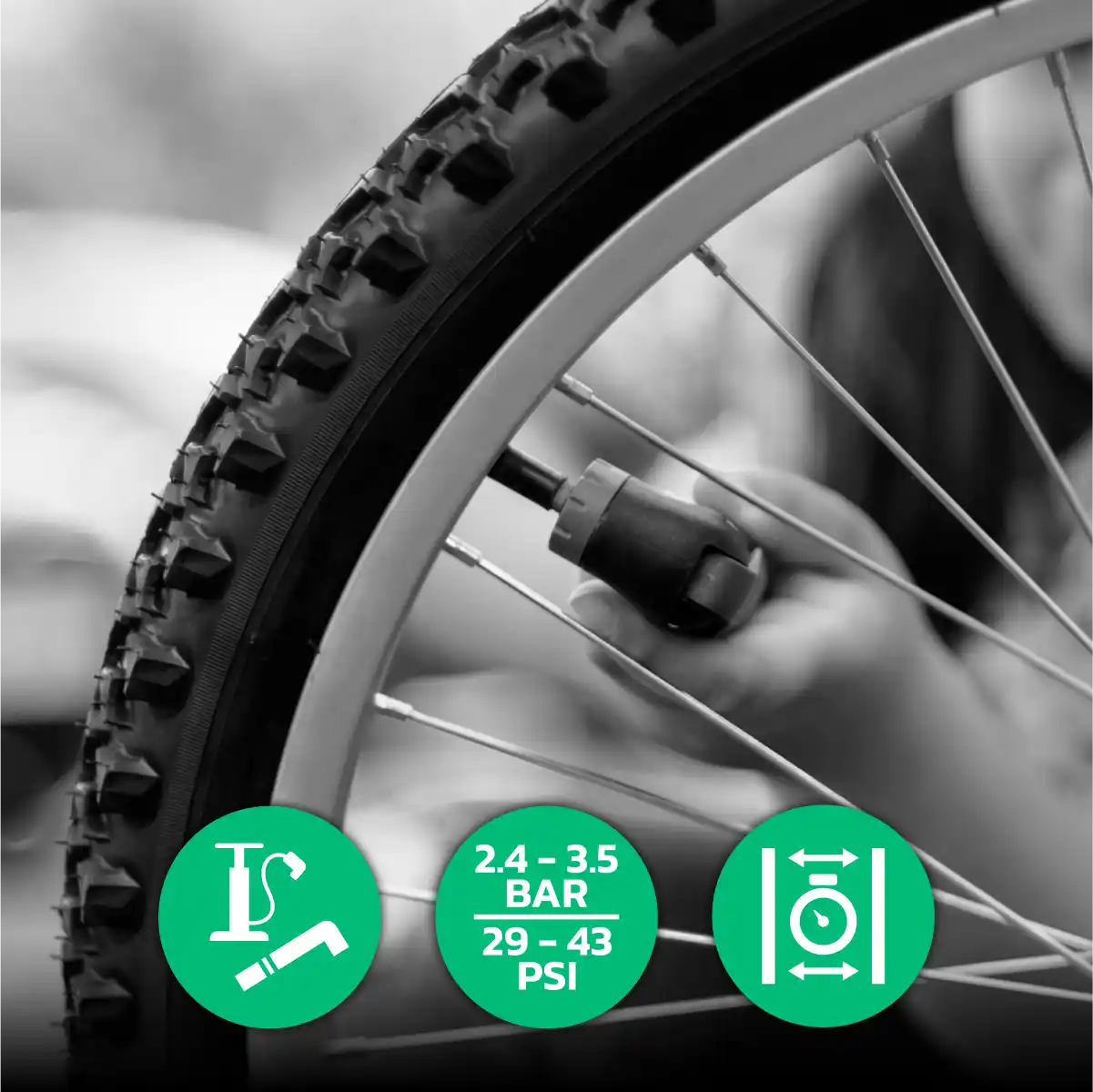 Fahrradschlauch faltbar 20x2.50 > 3.00 Schrader-Ventil 40mm