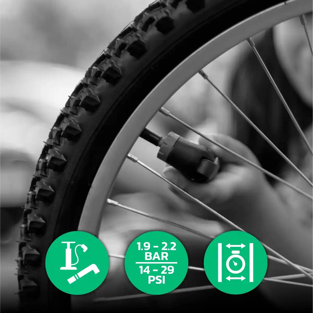 Schlauch für Klappradreifen 24x1.50 > 1.85 Schrader-Ventil 40mm