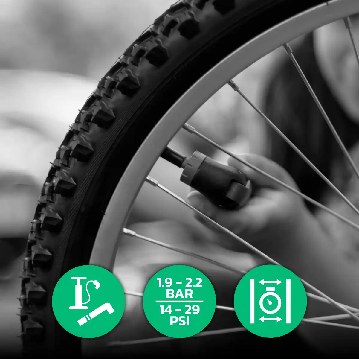 Fahrradschlauch Klapprad 24x1.90 > 2.40 Schrader-Ventil