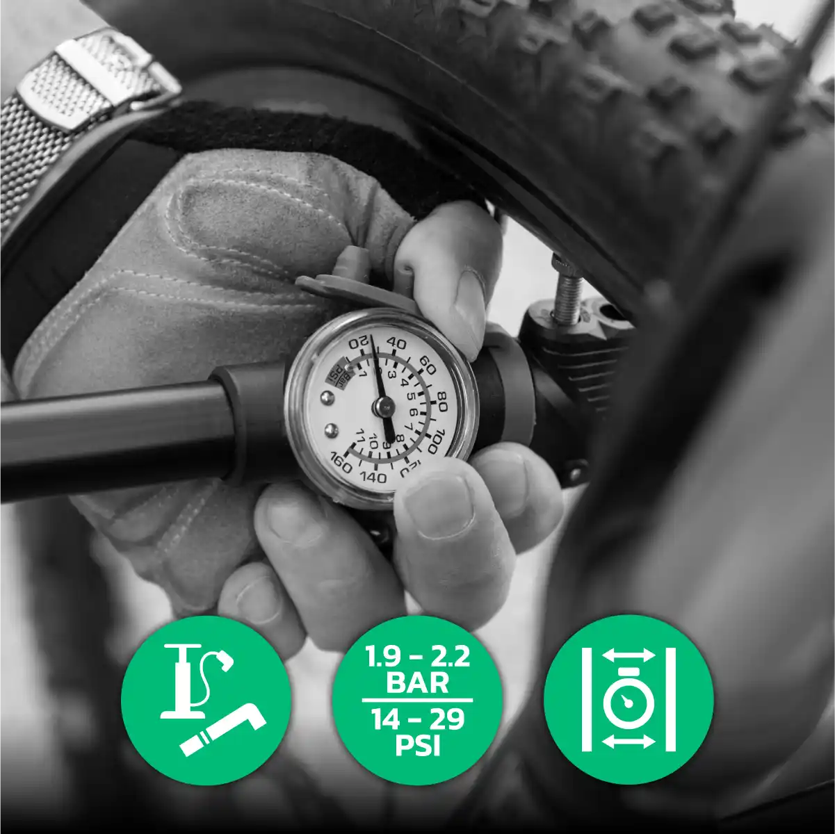 Schlauch für Gravelbike 29x1.75 > 1.95 Presta-Ventil 40mm