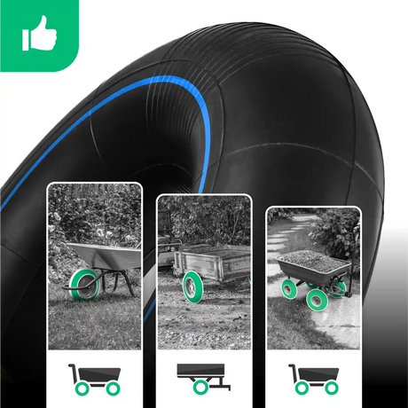 Anhänger-Schlauch 3.50-6 gerade Ventil