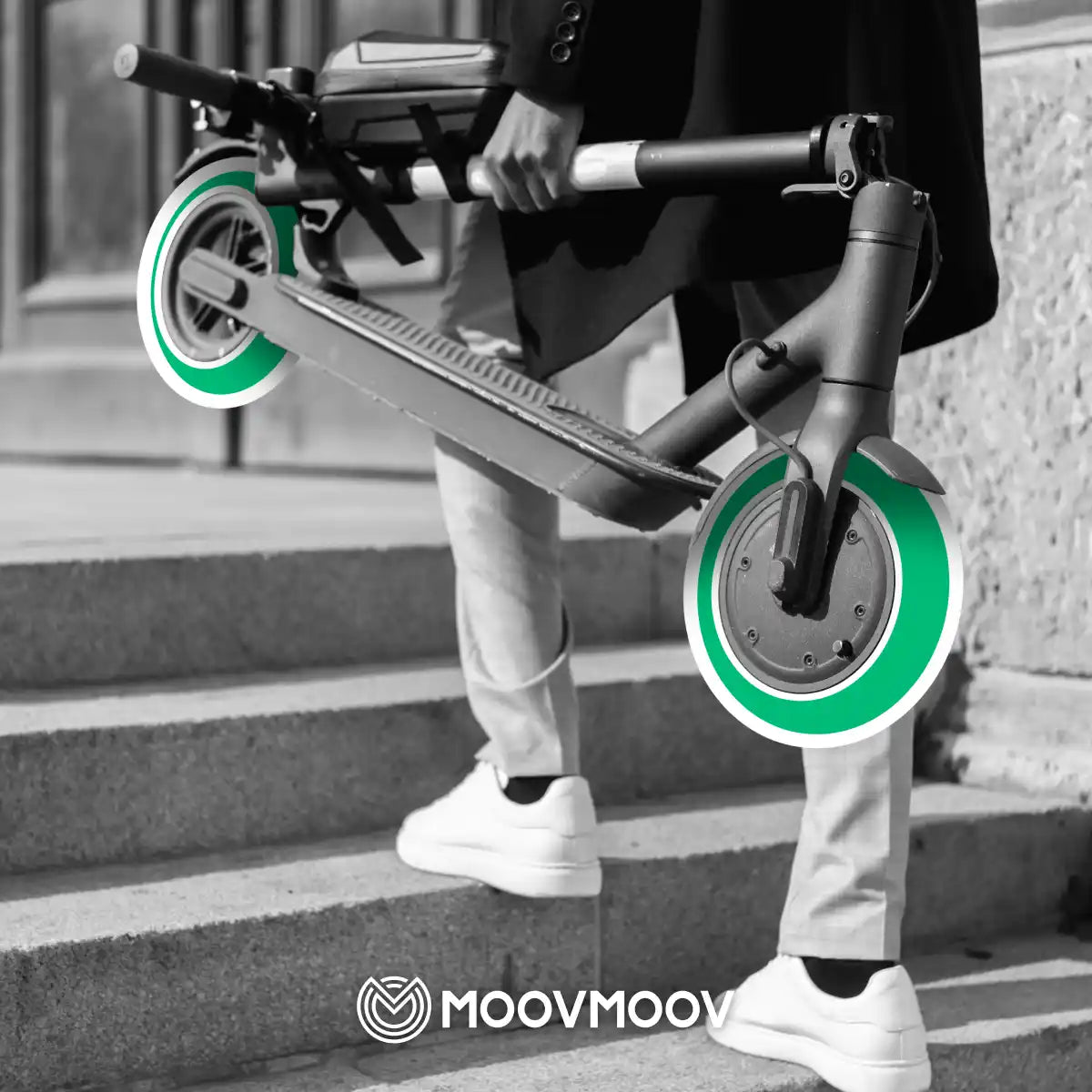 Schlauch für Elektroroller mit abgewinkeltem Ventil 10x2.5