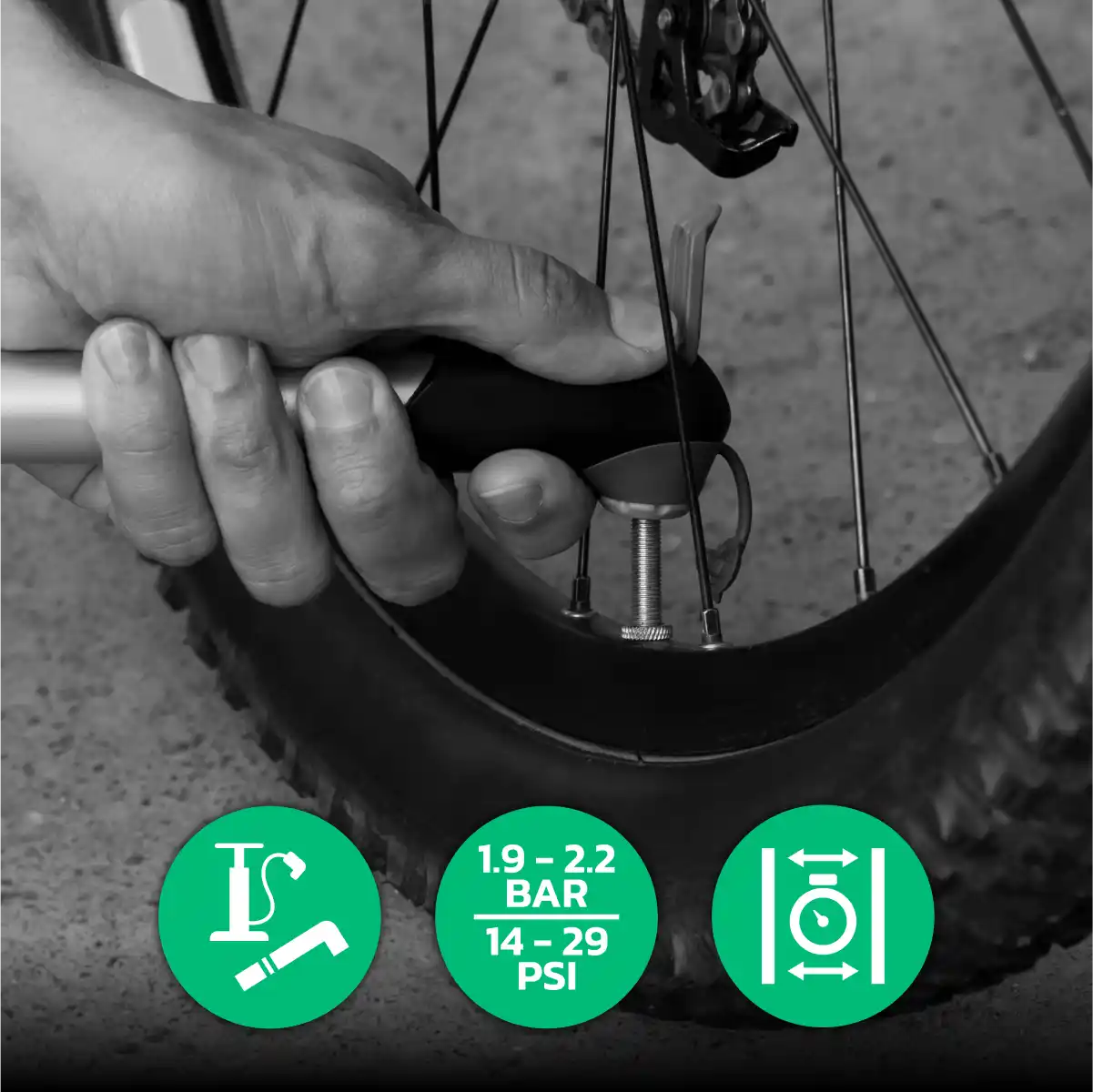 Fahrradschlauch Jugend 26x1.75 > 2.125 Presta-Ventil 40mm