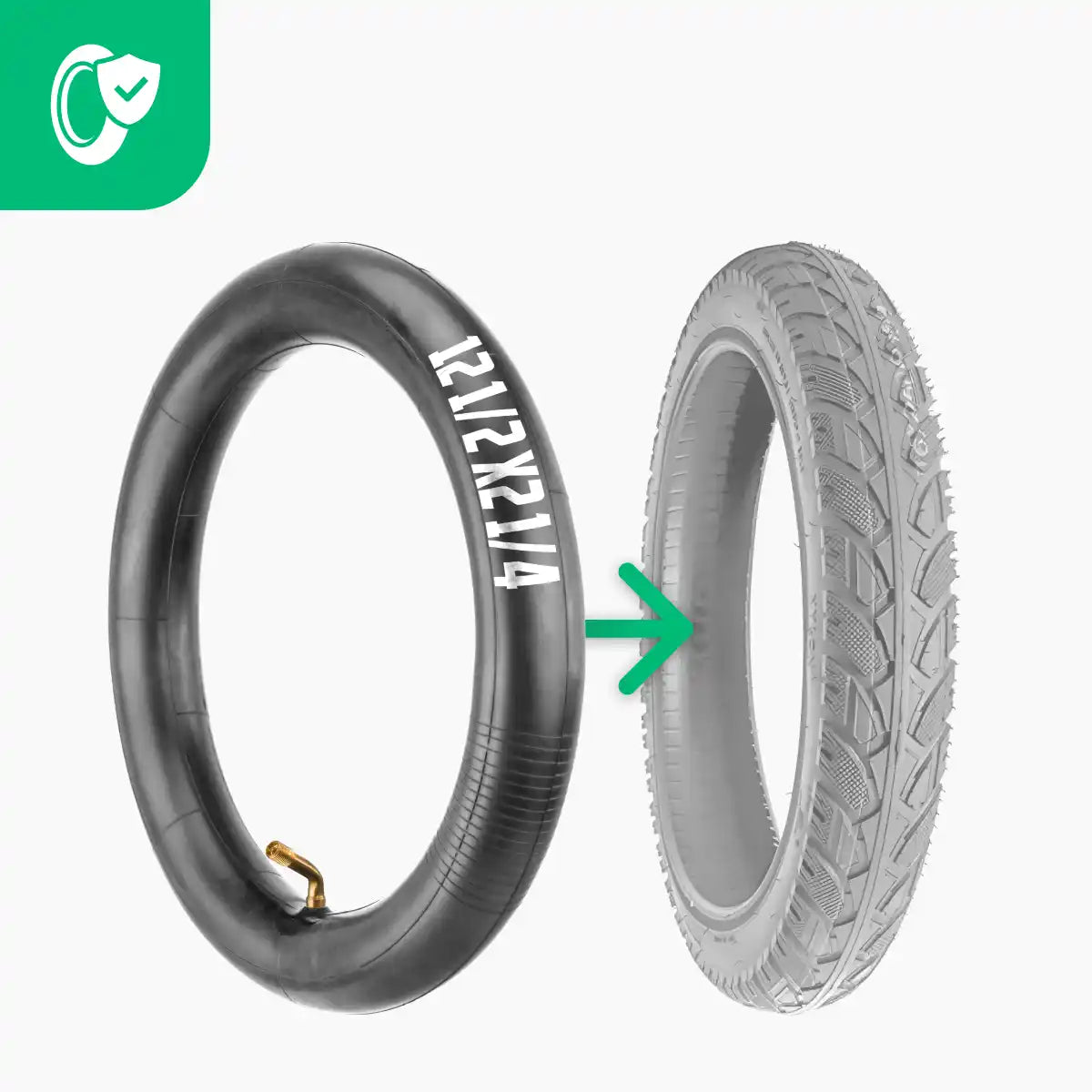 Fahrradschlauch 12 1/2x2 1/4