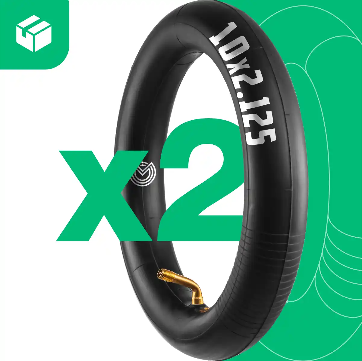 Luftschläuche 10x2.125 Winkelventil 70/90