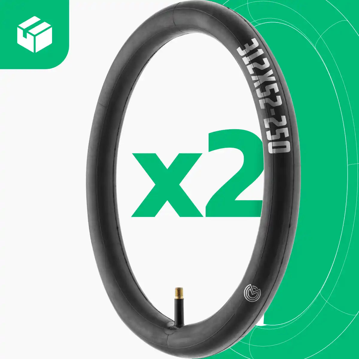 Schläuche 12 Zoll gerade Ventil