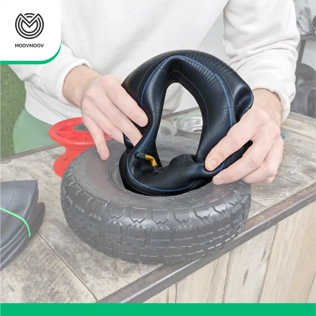 Schläuche 4.10/3.50-4 gewinkeltes Ventil