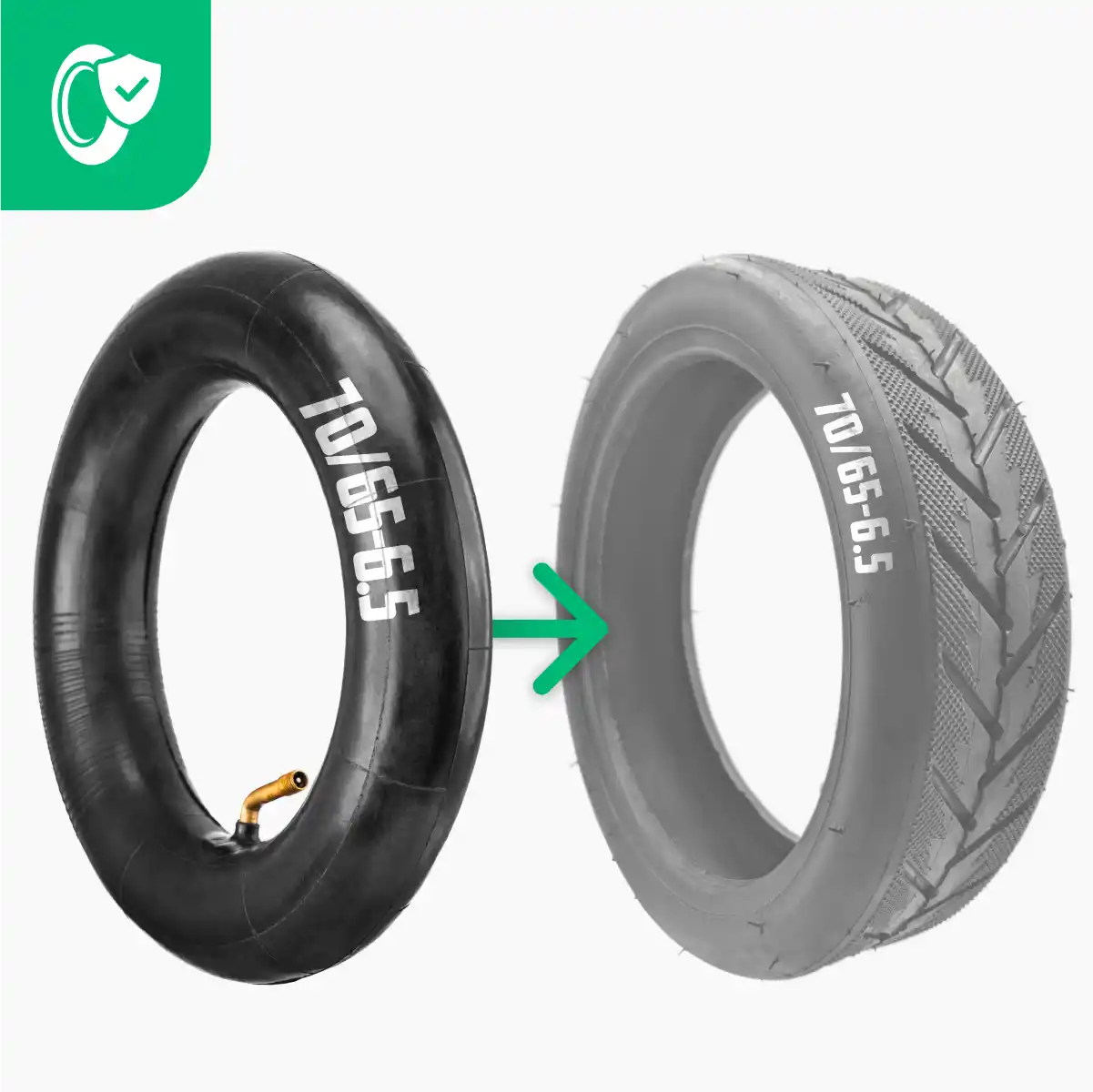 Schläuche 70/65-6.5 gebogenes Ventil 70/0 widerstandsfähig