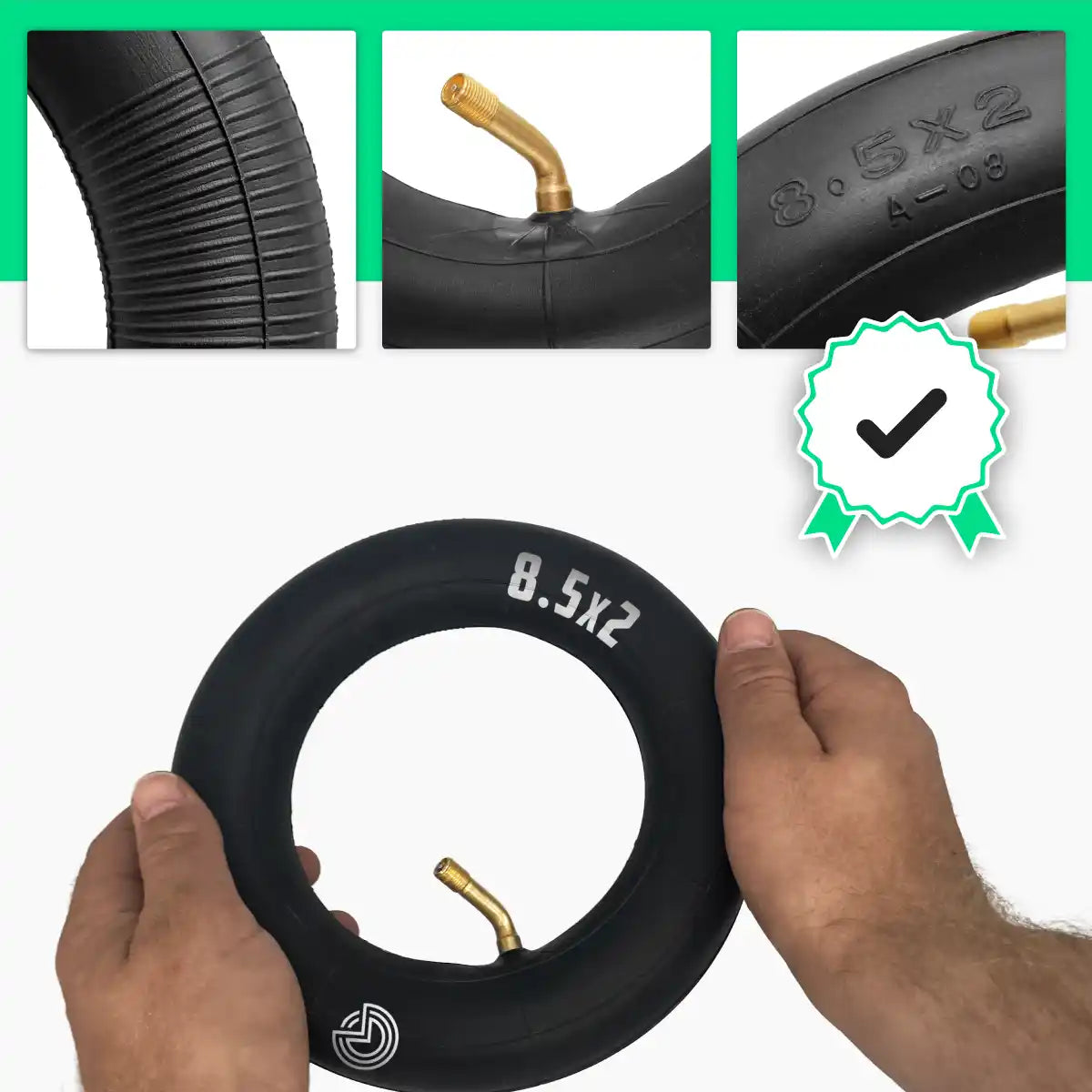 Schläuche Rad 8.5x2 Ventil 45