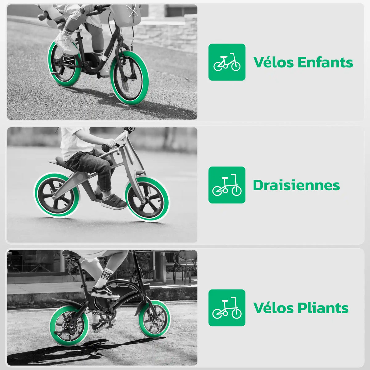 Chambre à air 12 pouces MoovMoov compatible vélo enfant, draisienne et vélo pliant