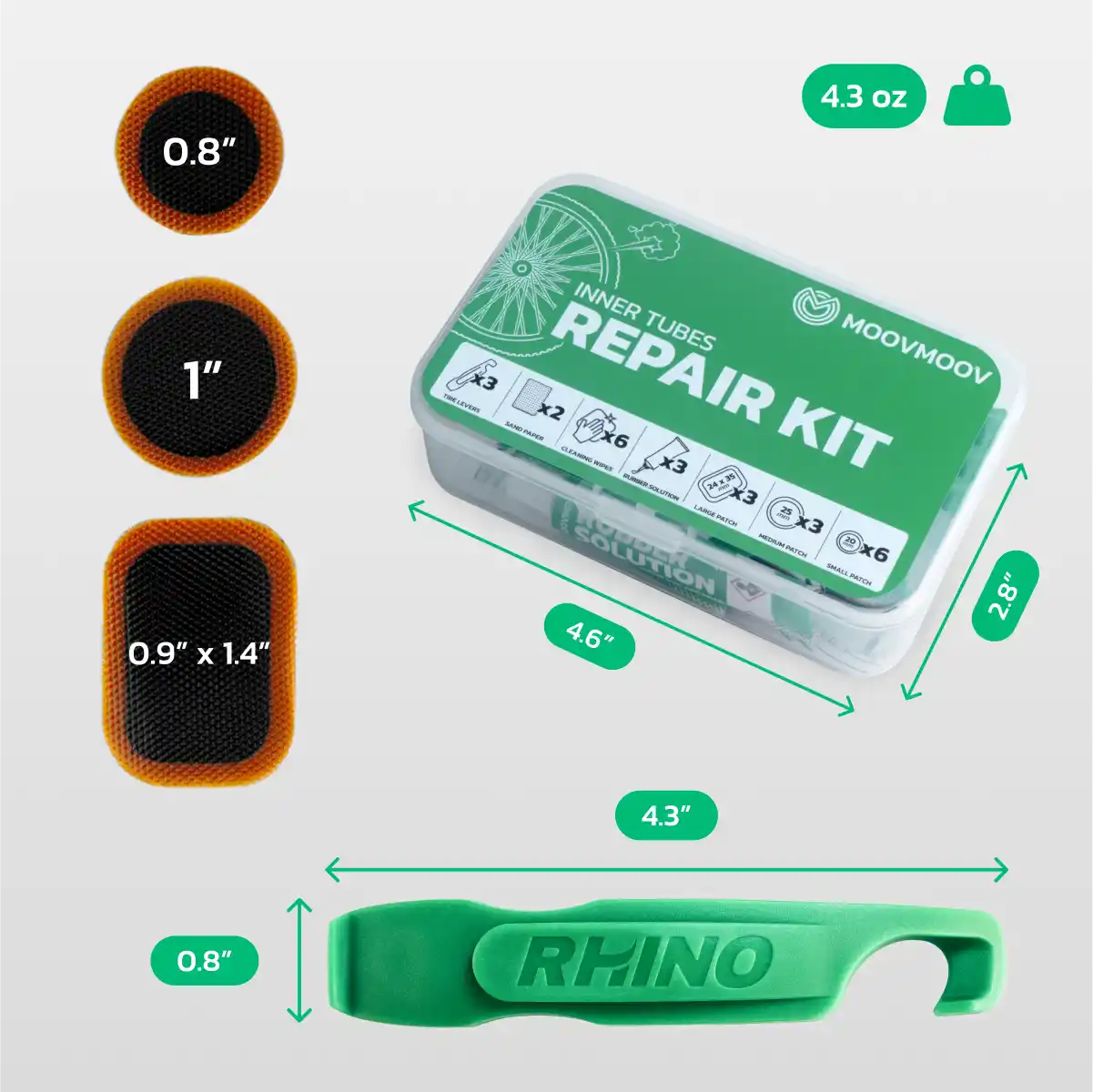 Fahrradflickzeug Vulkanisierkleber