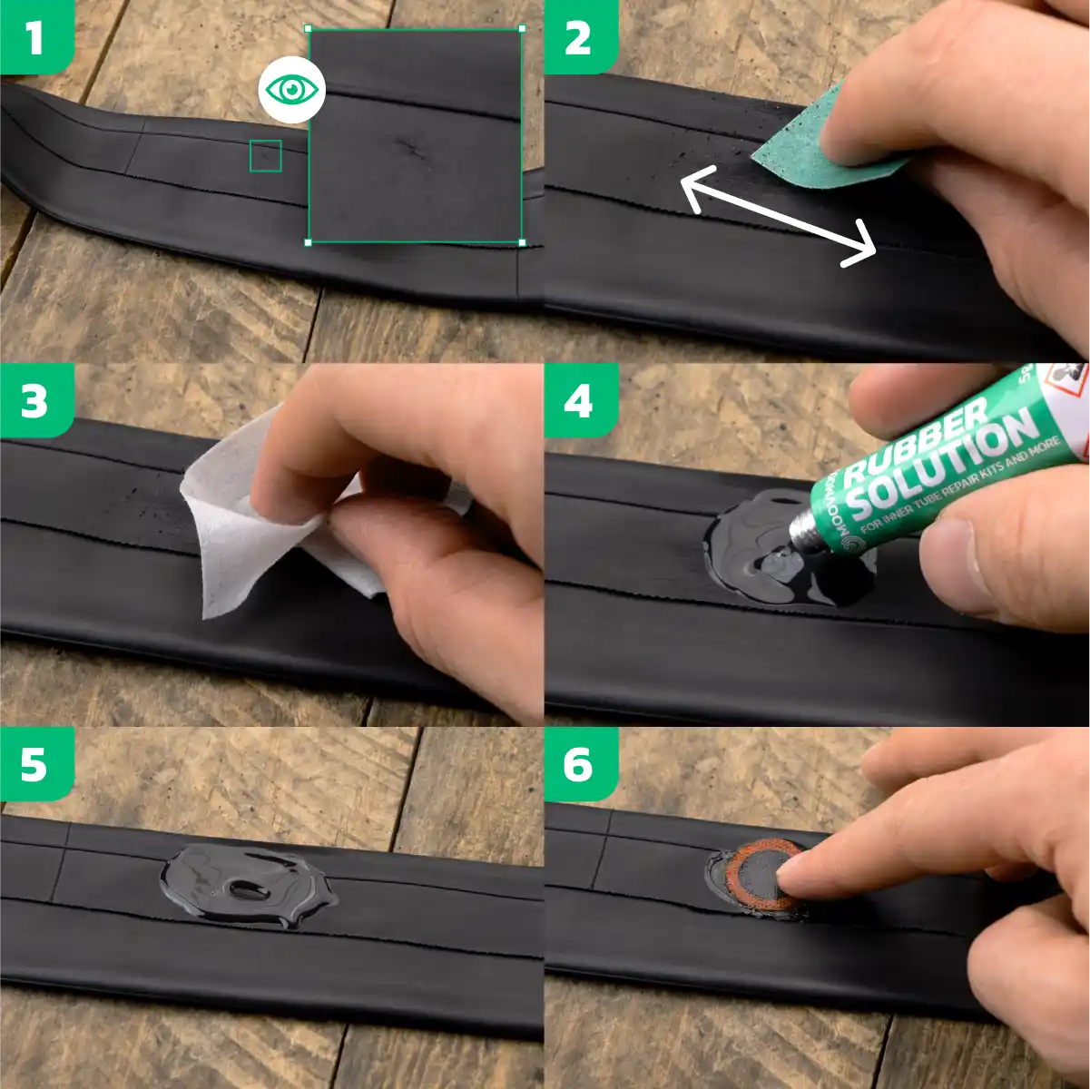 Fahrrad-Reparaturset Reifen von Fahrrad entfernen