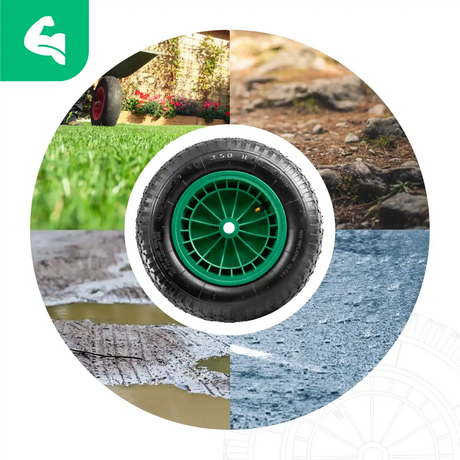 Reifen 3.50-8 Felge PVC Bohrung 20mm