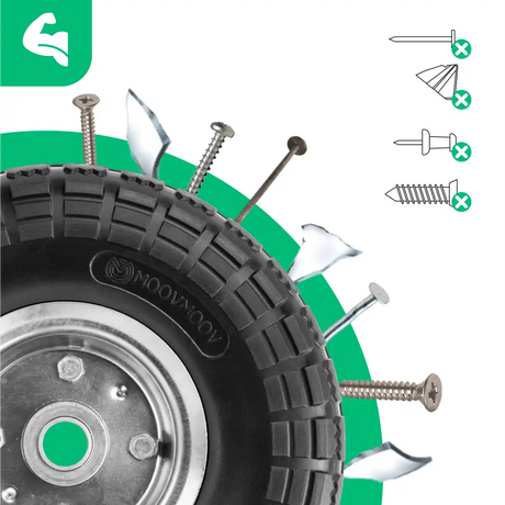 Unplattbarer Reifen 4.10/3.50-4 Sackkarre Bohrung 20 mm