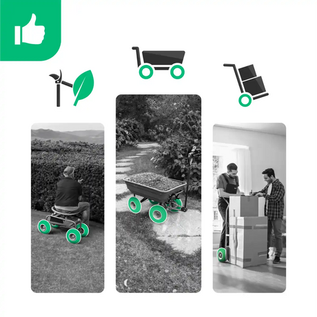 Rad 4.10/3.50-4 mit Schlauch und abgewinkeltem Ventil