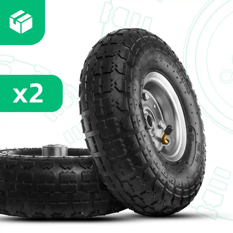 Rad 4.10/3.50-4 Stahlfelge Bohrung 20mm versetzte Nabe