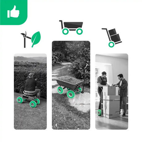 Rad 4.10/3.50-4 Sackkarren-Felge Bohrung 16mm