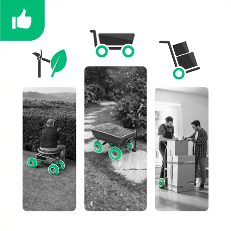 Anti-Pannen-Rad 4.10/3.50-4 Sackkarre Bohrung 16mm