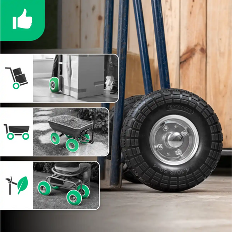 Vollgummirad 4.10/3.50-4 Sackkarre Bohrung 20mm