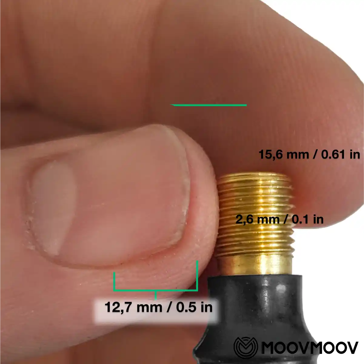 Elektroroller schlauchloses Ventil