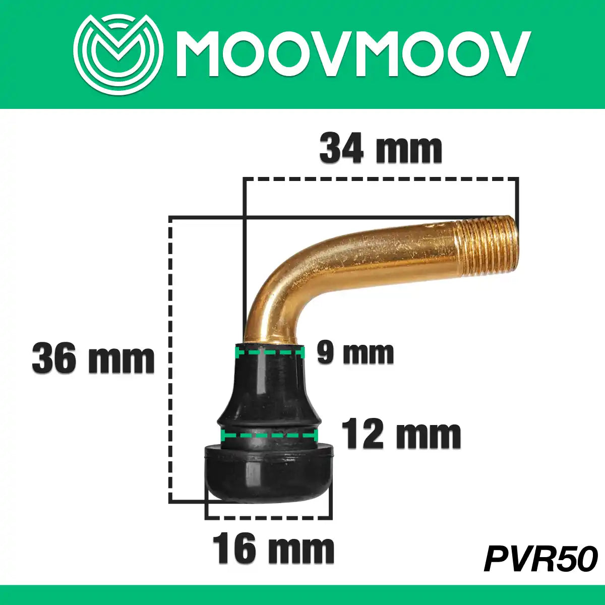 Gewinkeltes Ventil für Elektroroller