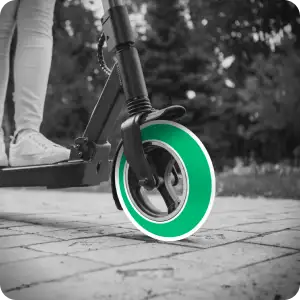 Pneus et chambres à air pour trottinette