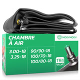 Chambre à air 3.00/3.25-18 valve droite (TR4)