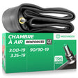 Chambre à air moto 19 pouces MoovMoov pour pneus de 90/90-19, 3.00-19 et 3.25-19, valve TR6