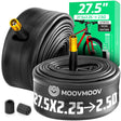 Chambre à air 27,5 pouces MoovMoov pour pneus de 27.5x2.00 à 27.5x2.40, valve Schrader 40 mm