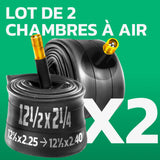 Lot de 2 chambres à air 12,5 pouces MoovMoov